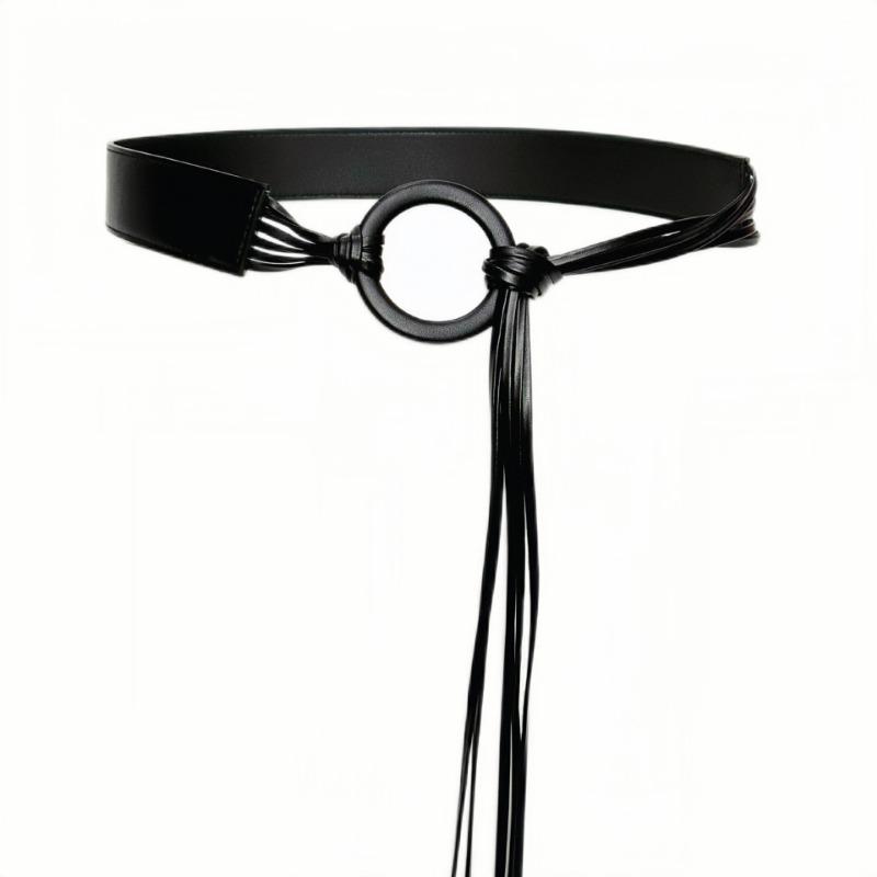 

Belt, accessories American nostalgic fringed belt, with denim style women s autumn and winter new thin personality versatile belt