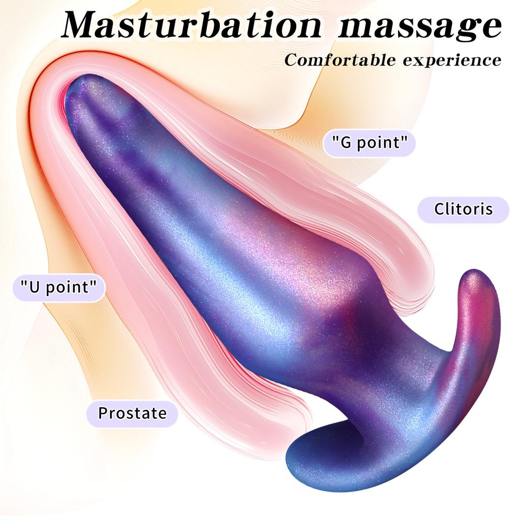 New Backyard Toy With Irregular Simulation Soft And Oversized Anal Plug