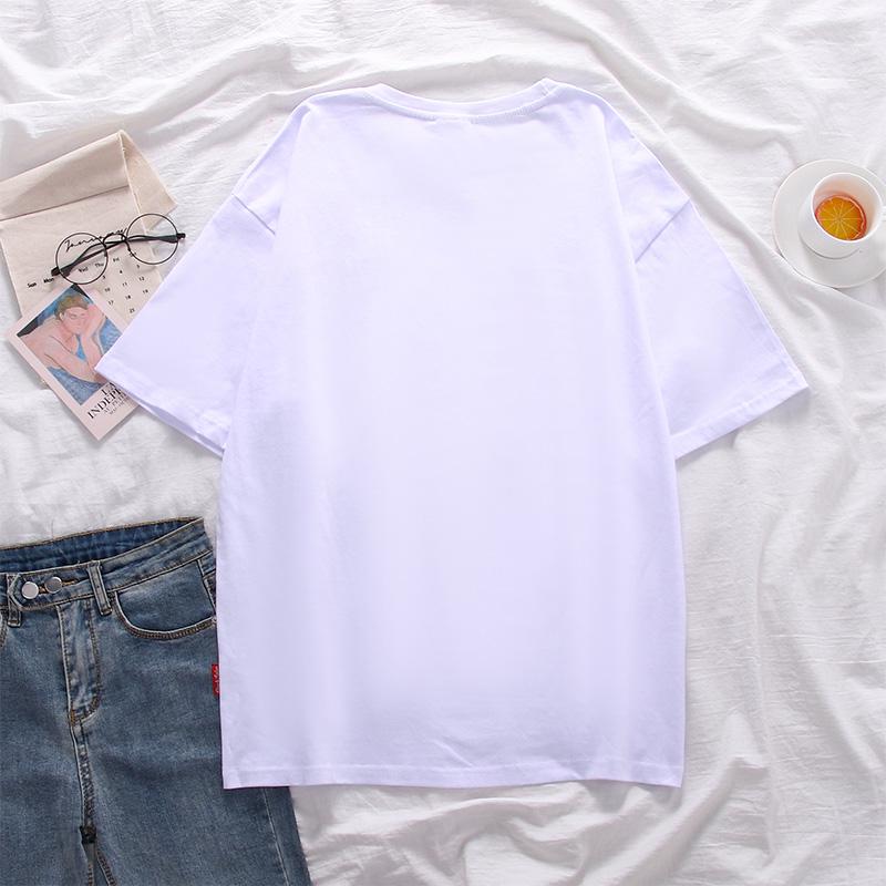 Nové dámské tričko s potiskem písmen, cool módní top, dámská trička s kulatým výstřihem, roztomilé tričko na jaro, léto a podzim, dámské oblečení