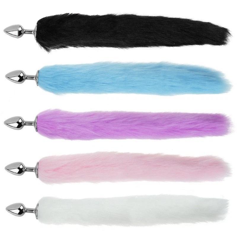 Fox Tails Anal Plug Metal Anal Sex Toys Butt Plug Sex Games Role Play Cosplay Toys Men And Women Sex Toys