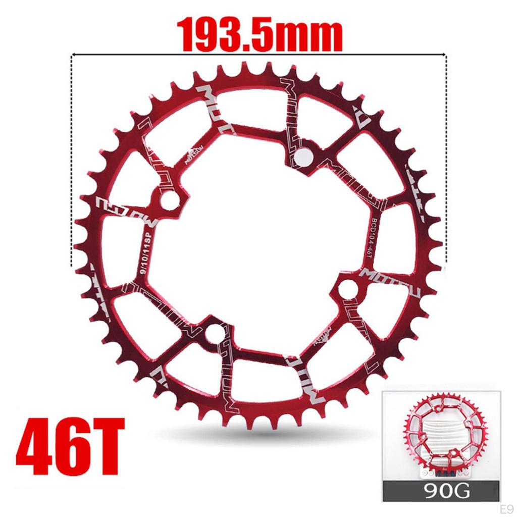 Chain 40T ~ 52BCD Road Bike Narrow Round Wheel Wide Sprocket Component Parts