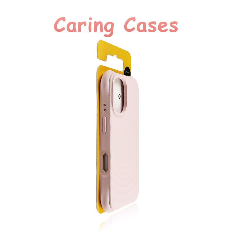 

For iPhone 16 Pro Max Case Magnetic Skin Feel Wavy Airbag Premium Four-Corner Shockproof Couples Cover with iPhone 15 14 13 12 iPhone 15