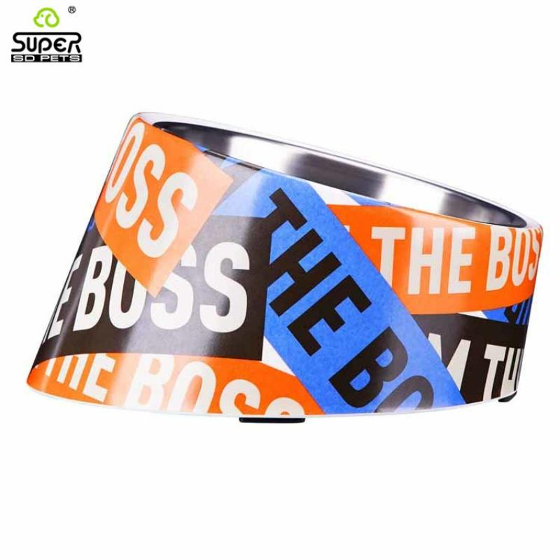 

Нескользящая миска для собак со скошенным краем, удобная для еды и питья для маленьких собак