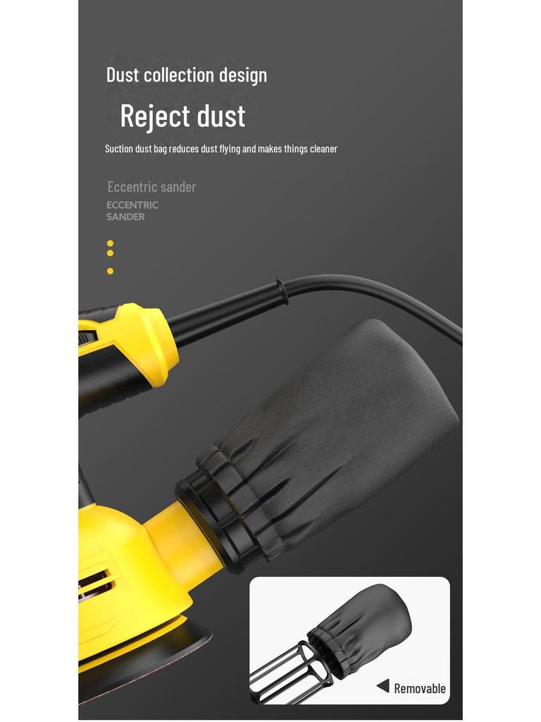 5-Inch Eccentric Sanding and Polishing Machine for Woodworking