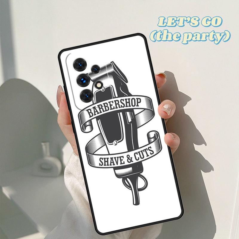 Barber Scissors Hairstylist Salon Case For Samsung Galaxy A42 A31 A40 A51 A71 A32 A80 A91 A52 A72 A73 A20e A50 A70 A11 A12 Cover