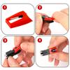 Record Player Belts Rubber Turntable Belts Essential Diamond Styluses Needle Record Player Needle for Record Players