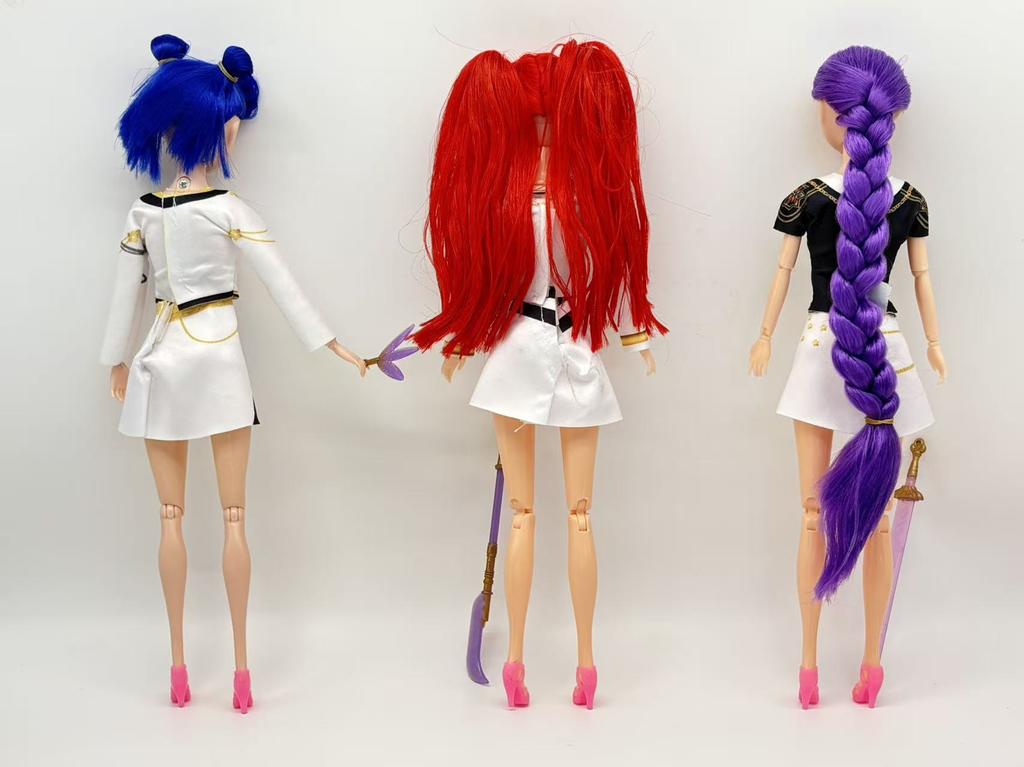 Trendy peripherals, new cute dolls, music playback, movable joint dolls, weapon ornaments, gift for best friend