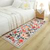 Premium Floral Bedroom Runner Rug, Soft Machine Washable Kitchen Mat - Non-Slip Indoor Doormat for Entryway, Laundry, Bathroom, Kitchen & Living Room