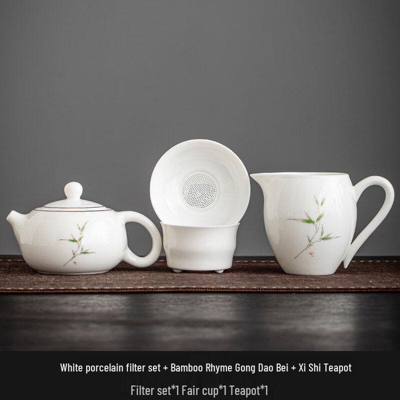 White Porcelain Tea Ceremony Set