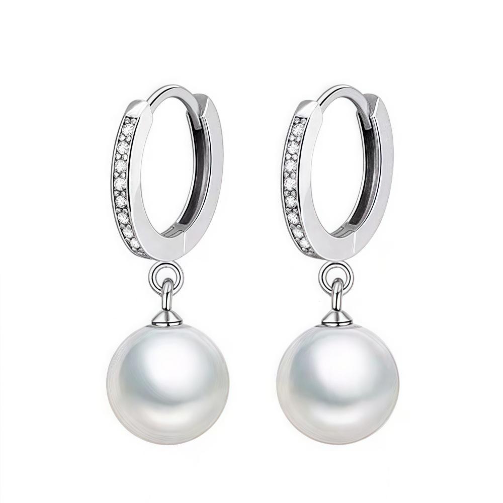 

Fashionable Women s Versatile Earrings With A High-end Temperament Hoop One Size