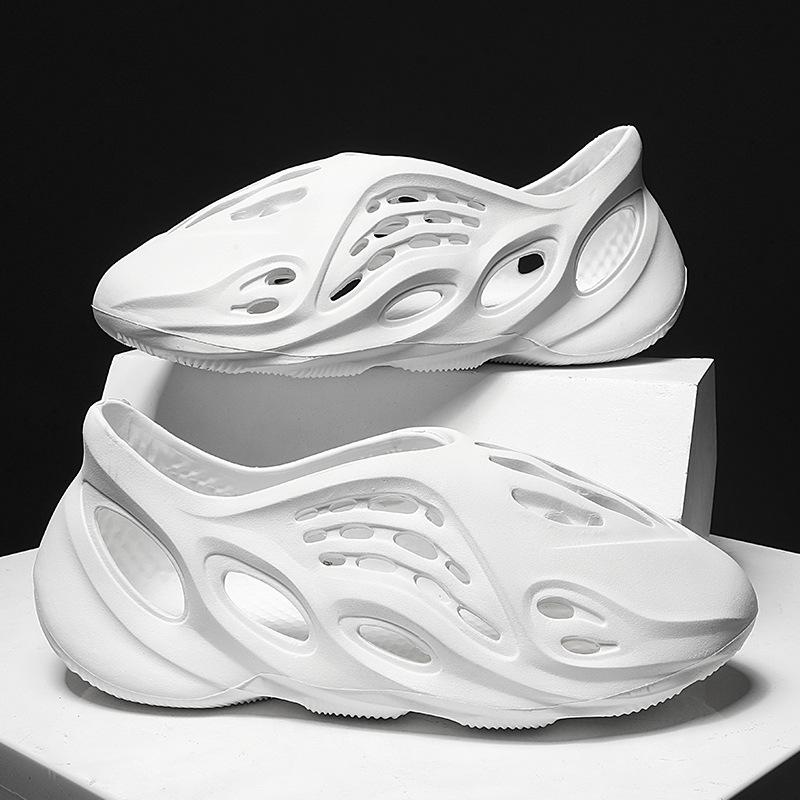 

Amazon wish independent station coconut hole shoes men s shoes 2025 summer breathable sandals beach shoes couple 38 белый