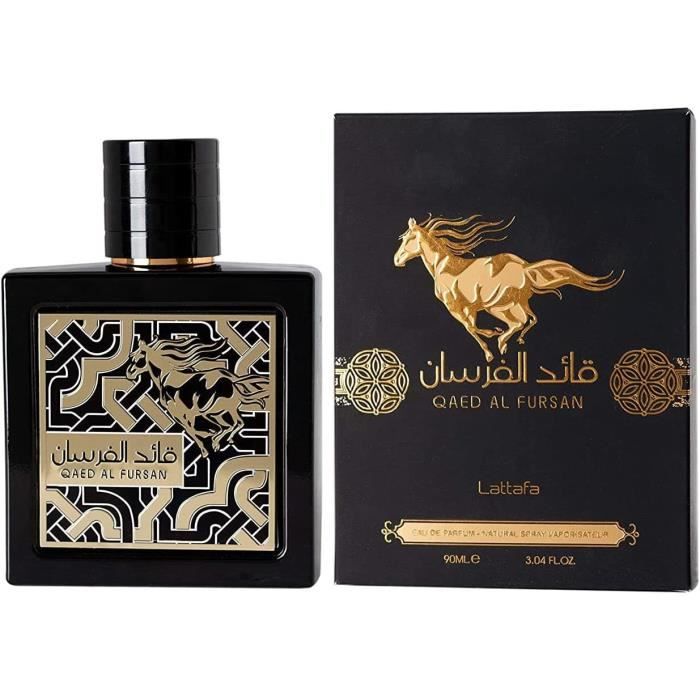 Eau De Parfum - Qaed Al Fursan - 90 Ml - Oriental Amber Gourmand - Amber & Notes; Vanilla