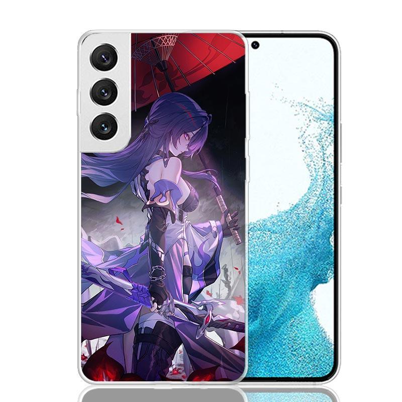 Honkai Star Rail Acheron Phone Case For Samsung Galaxy S26 Ultra S23 S24 S25 Edge S20 FE S21 S22 Plus Soft Print Shell Cover Fun