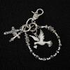 Punk-Stil Kurze Kette Schlüsselanhänger Taillen-Hängedekoration Einfacher Schlüsselanhänger Hängendes Ornament Handtaschen-Anhänger