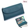 New high-end texture first-layer cowhide clutch bag wallet, female soft temperament wallet can be placed on mobile phones