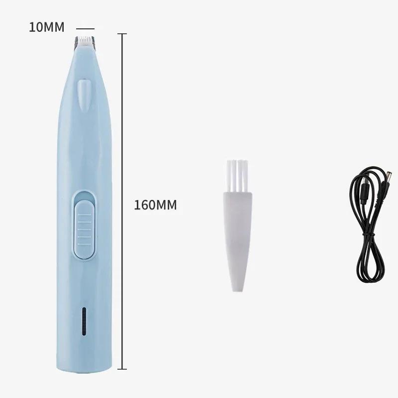 Dog Hair Trimmer Electric Dog Cutter Professional Pet Foot Hair Trimmer Cat Grooming Hairdresser Scissors Butt Ear Pedicator