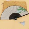 7-Inch Ancient Style Folding Fan Classical Crane Handheld Fan Dance Fan  Home Decoration