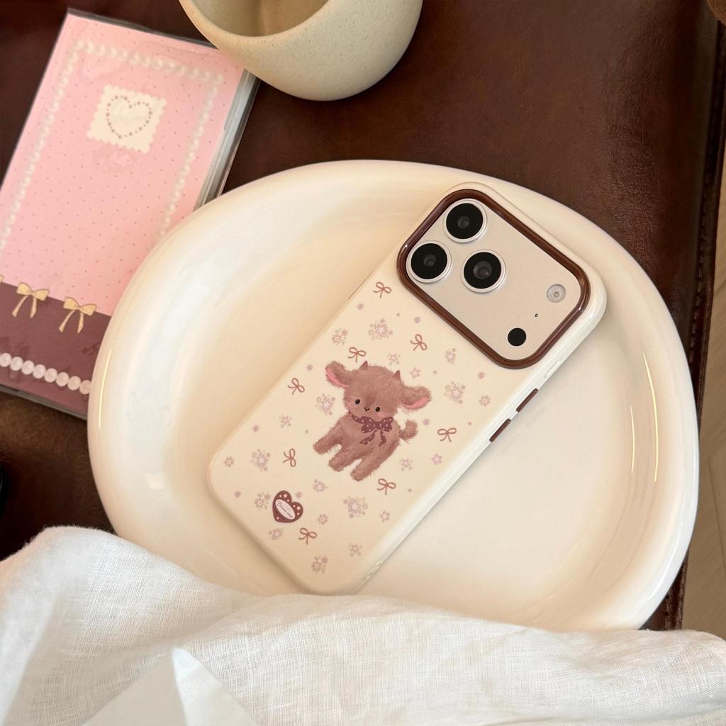 Cute Little Sheep Phone Case for iPhone 16, iPhone 17 Pro Max, and iPhone 18 Pro Max