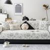 Plum Blossom Sofa Covers Living Room Anti-slip Couch Furniture Protection Cover Universal Chenille Peony Sofa Slipcover