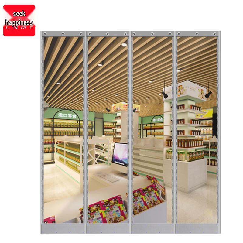 CNMF Transparent Magnetic PVC Door Curtain