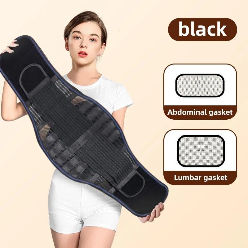 

Регулируемый дышащий поясной ремень для поясницы, поясничный пояс ... L