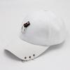 Dad Hat Creative Piercing Ring Baseball Cap Punk Hip Hop Caps Cotton Adult Casual Solid Adjustable Unisex Caps