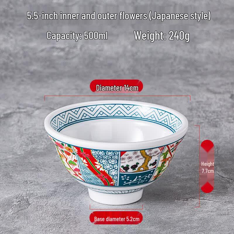 ZISIZ Japanese Style Noodle Bowl