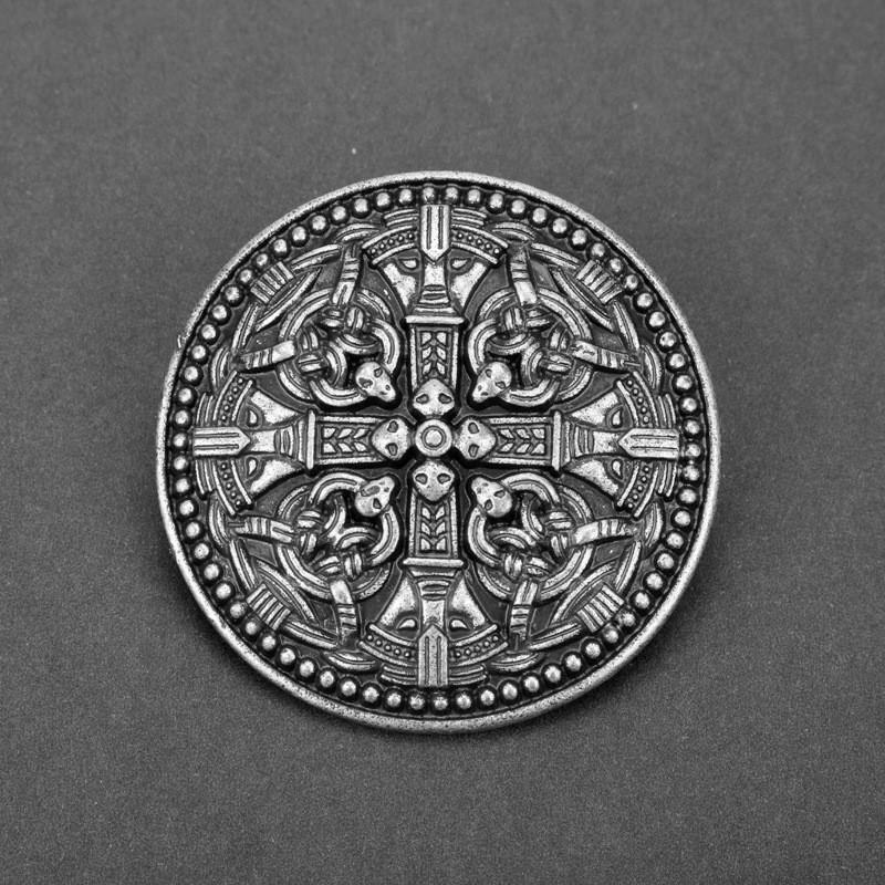 Pendentif Bouclier Viking Nordique avec Design en Alliage Antique Broche Vintage Pour Cadeaux de Voyage