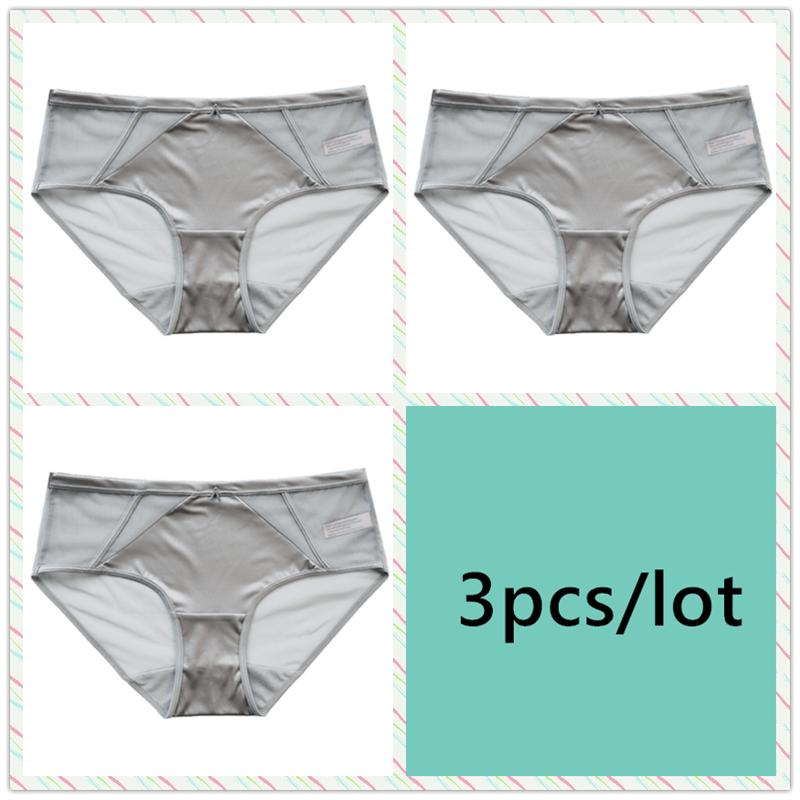 Underwear Mesh Women Low Waist Briefs Breathable Comfortable Panties Female