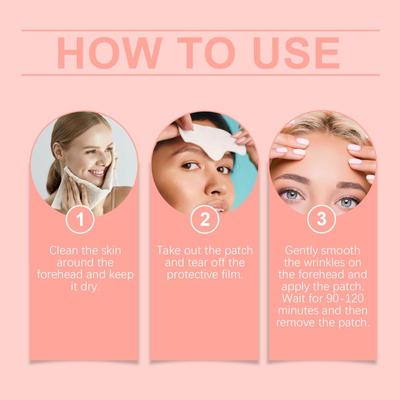 Forehead Wrinkle Patch Anti Aging Gel Pad Smoothing Fine Lines Hydrating Skincare Sticker for Overnight Beauty Care