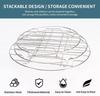 6/7/8 Inch Round Cooling Rack Stainless Steel Cooking Steaming Roasting Rack For Oven Pot Air Fryer Pressure Cooker Cake Pan