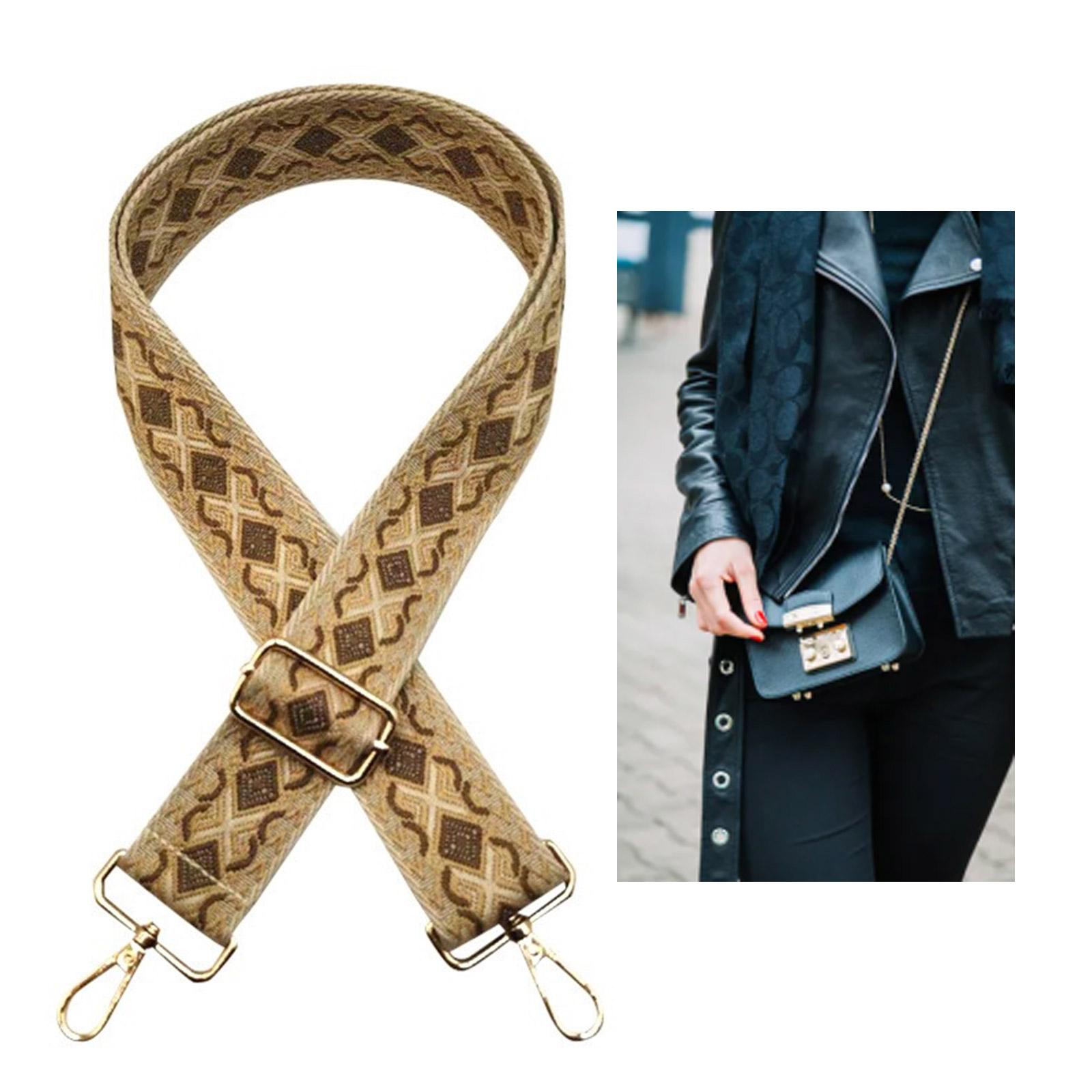 

Ethnic Style Bag Strap Unique & Stylish Shoulder Belt Adjustable Wide Bag Strap with Ethnic Pattern Multi-style Strap 4