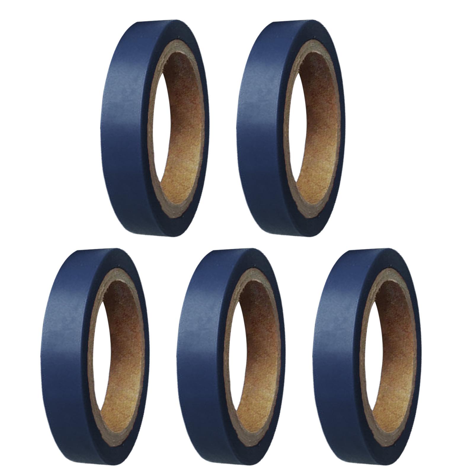 

5 Roll Racquet Finishing Tape Tennis Racket Grip Tape Overgrip Compound Sealing Tape Sticky Seal for Tennis Badminton синий