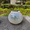Changing Color Solar Glass Mosaic Sphere Led Garden Light Lanterns Gift Rainbow