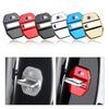2025 Hot 4PCS Car Door Lock Cover Carbon Fibre Stikcer Case Car Accessories For BMW E46 E90 E60 F10 E39 F30 E36 F20 E87 E90 E70A