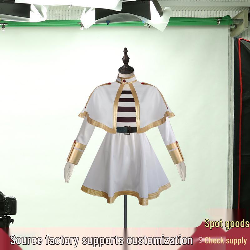 Frieren Elf Komplettes Cosplay Kostümset - Damen Anime Kleidung