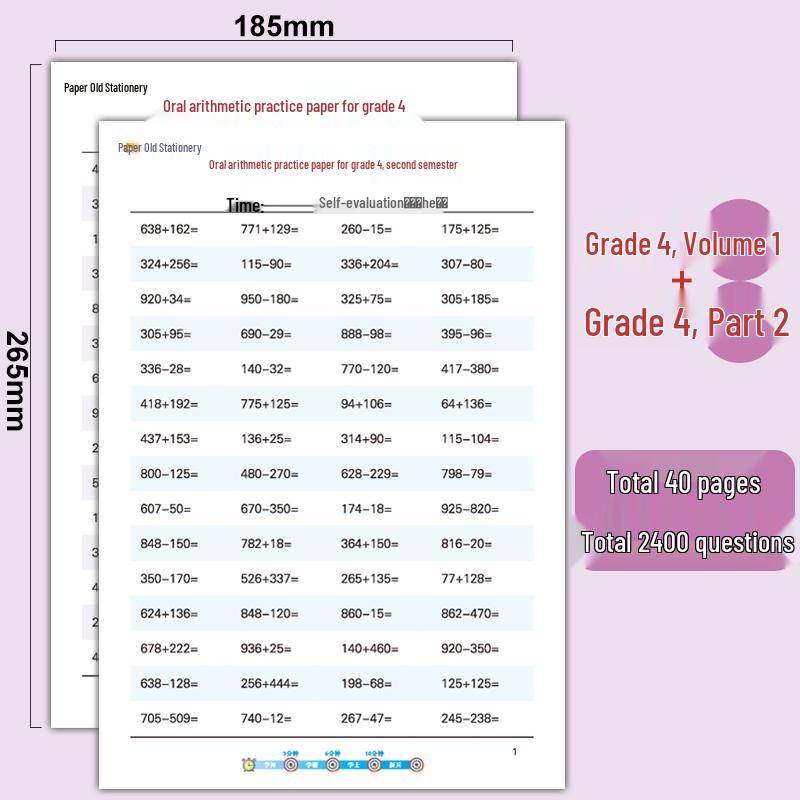Libro di Esercizi Mentali di Matematica per la Prima Elementare: 30 Domande Giornaliere, Addizione e Sottrazione entro il 20.