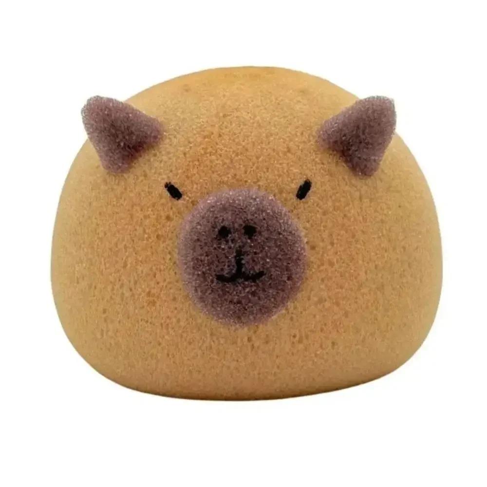 

Capybara Bath Sponge Ball Cartoon Animal Baby Shower Brushes Bubble Sponges Bathroom Accessories for Kids and Adult