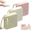 One-Sheet Hand Washing Set with 3 Travel Carriers, Soap Sheets for School, Office Commutes, Public Restrooms, Camping, and Vacations