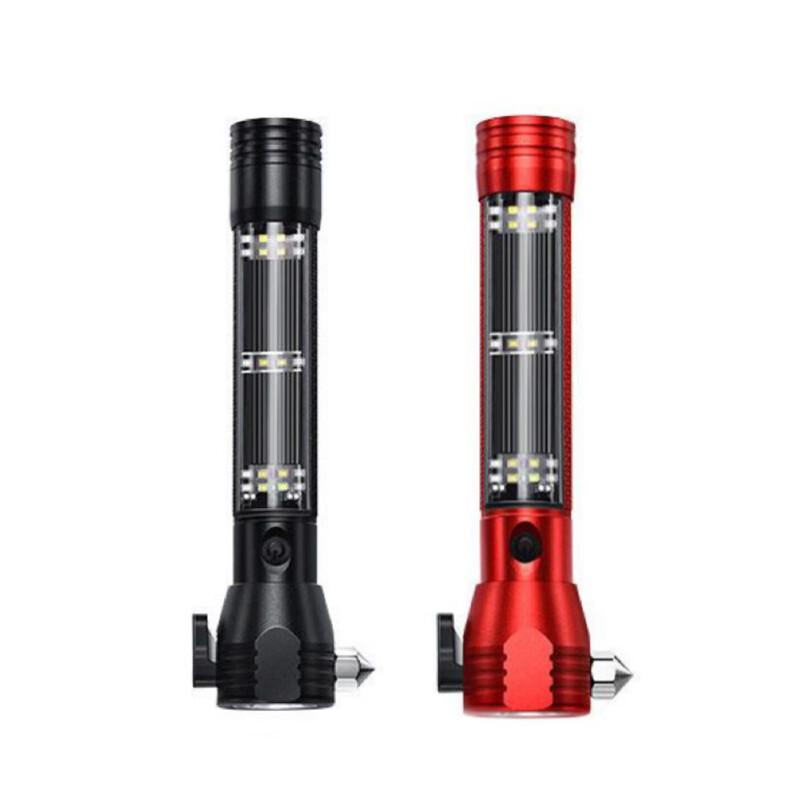 UOSU S8802 Multi-Function Rechargeable Safety Flashlight