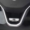 lmn1 Car Decoration Accessories Steering Wheel Logo Cover Trim Sticker For VW GTI R Line Polo Golf Passat Scirocco Tiguan Jetta T-ROC