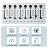 Wireless MIDI Controller BT Connection Mixing Console Wireless Controller W/ 8 Encoder Software Controls for Windows//Ios/Androi