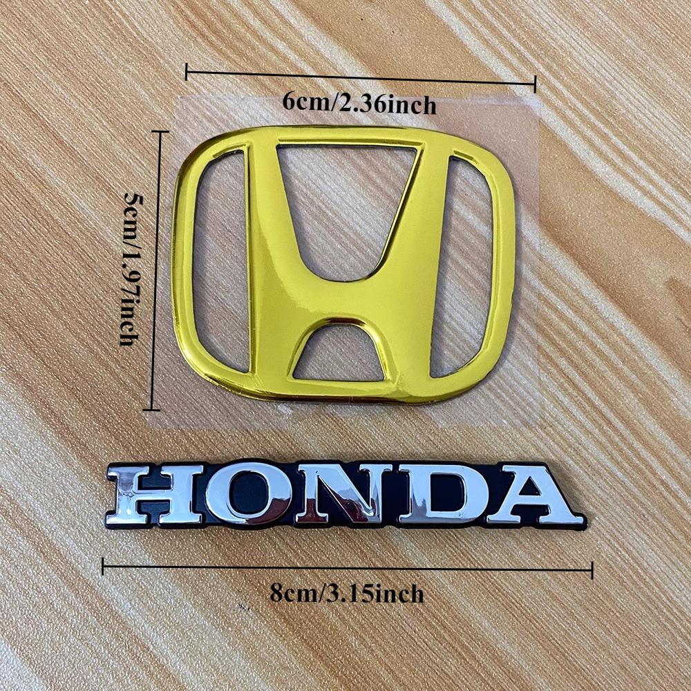 Honda Motorcycle Head Front Windshield Motorcycle Decoration H Letter Logo Electric Vehicle Modification Label Sticker