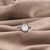 Selenite Jewelry, Handmade Gemstone Ring, 925 Solid Sterling Silver Ring Healing Jewelry, For Engagement Gift