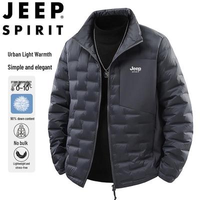 JEEP SPIRIT Herren Stehkragen Daunenjacke