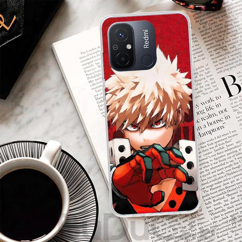 Bakugou Katsuki MHA My Hero Cover For Xiaomi Redmi 14C 13 13C 12 12C 10 10C 9 9C 9T 9A Phone Case 10A 8A 8 7A 7 6A 6 Pro K70 K60