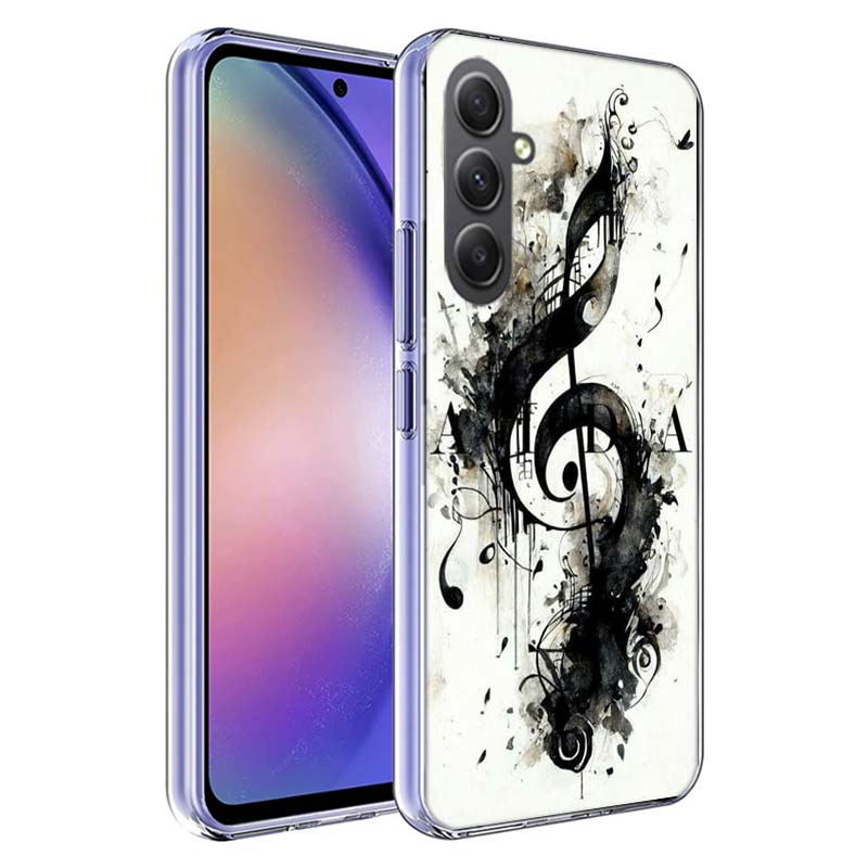 Klaviertasten Musikalische Handyhülle Für Samsung A70 A50S A40 A30 A20E A16 A26 A36 A56 A17 Galaxy Note 20 10 9 8 A71 A51 A41 A31 A21S A