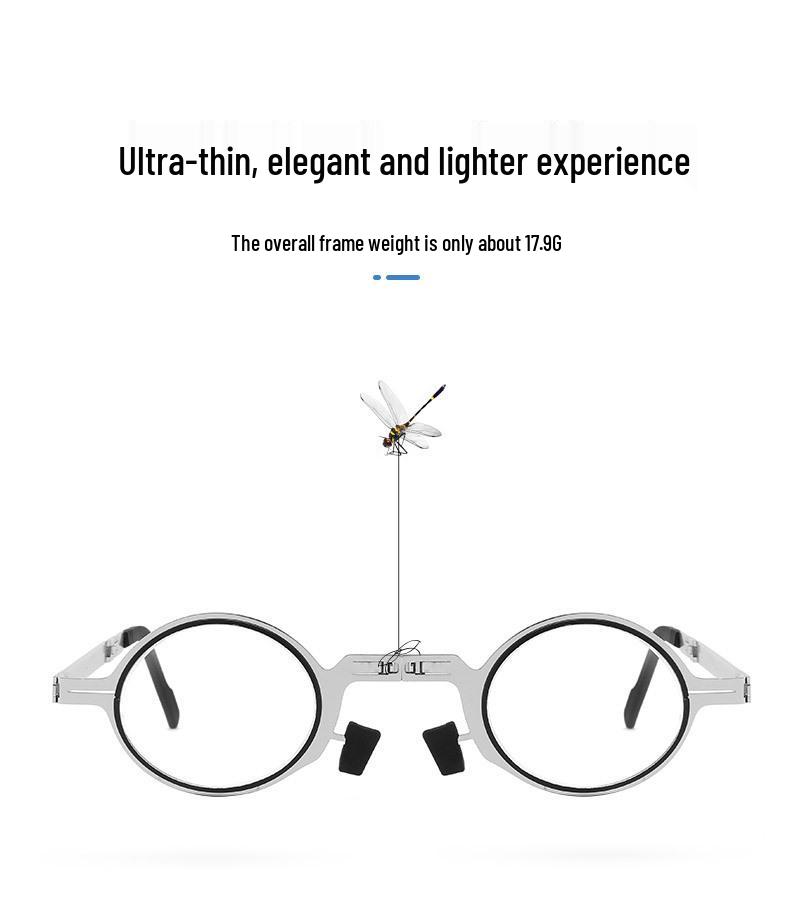 New Foldable Anti-Blue Light Screwless Reading Glasses - Unisex Pocket Design
