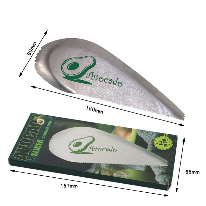 Stainless Steel Avocado Slicer Pitter Knife With Serrated Edge Easy To Clean For Home Kitchen Daily Fruit Prep Tasks