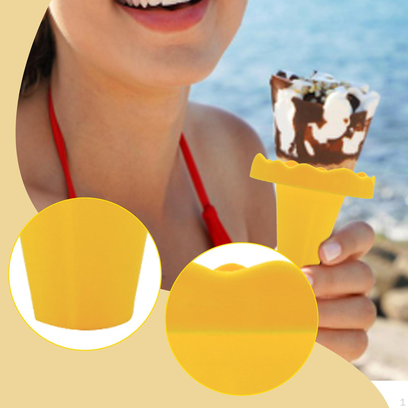 

Держатель для мороженого, Каплеуловитель, Многоразовый, Улавливает капли до того, как они попадут на дом или праздник